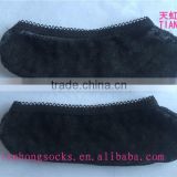 Zhuji China Hot Sale Cheap Price Fashion Lady Sexy Low Cut Invisible Sock With Lace