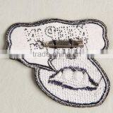 2016 China Factory Directly Custom Decorative Embroidered Label With Overlocked for Men's Alpine Jackets thumbnail-2