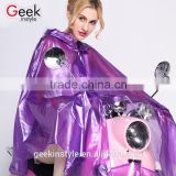 Vogue of new fund of 2016 sales of PVC plastic electric bicycle motorcycle folding raincoat poncho