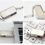 Бесплатный логотип, USB 2.0, 1 ГБ, 2 ГБ, 4 ГБ, металлический поворотный флеш-накопитель USB