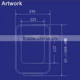 1020 Toilet Seats; Anglo Indian Toilet Seat Cover thumbnail-6