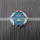 Europe Design Painted Blue Metal Plate thumbnail-3