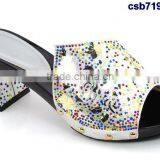 Csb7199 2016 Fashion Fancy Pattern Single Shoes Shining Material for Party Bling Bling Shoes to Match Fashion Women Shoes thumbnail-5