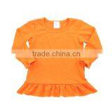 2016 Kaiyo Wholesale Icing Ruffle Shirt High Quality Blank Icing Shirt Ruffle Long Sleeve Shirt New Fashion Girls Tops thumbnail-2