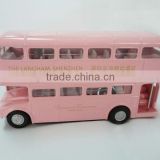 Metal and plastic model bus