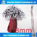 Hot Sales Red PREWIRED 12V Diode 5mm Prewired thumbnail-3