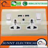 Wall USB Socket/Double USB Soket 2.1A/2.2A/multi Socket With Usb Socket With Switch thumbnail-4