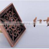 LABRAZE LE8503H Bathroom/kitchen Brass Floor Drains With Antique Brushed thumbnail-3