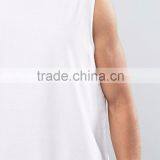 Daijun OEM White Any Avaliable 180g in Plain Custom Organic Cotton Wholesale Fashion Cotton Tank Top thumbnail-3
