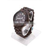 2016 New Fashion 100% Natural Wood Watch, Ebony Wooden Wrist Watch Trade Assurance thumbnail-4