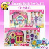 Kids Mini Villa Toys Modern Villa With Furniture Wooden Villa Toys thumbnail-1