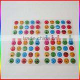 Smile Face Crystal Epoxy Stickers Colorful thumbnail-1