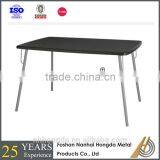 Iron Frame Wooden Dining Table thumbnail-1