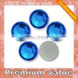UNITE Flat Back no Hotfix Rhinestones Sapphire