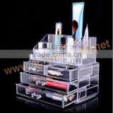 hot selling clear acrylic tabletop makeup organizer