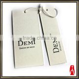 Cheap brand art paper hang tag string jeans