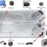 2014 USA Ballboa System Massage Hot Tub CE Certification Available Hot Tub JY8603 thumbnail-4