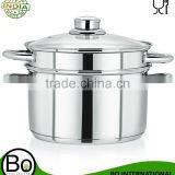 Stainless Steel Healthy Living Stamers and Pasta Pot Induction Cookware