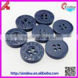Plastic Resin Letter Buttons Factory Garment Accessories