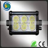 4*4 Accessories Double Row 12v 18w Led Work Light, Led Light Bar 18w Mini Light for Motor thumbnail-4