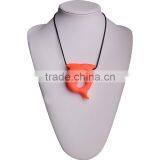 Pacifier Clips Soft on Babies Gums BPA Free Teething Pendant Necklace thumbnail-4