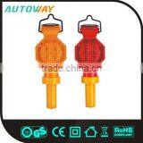 Solar LED Construction Lighted Barricades thumbnail-1