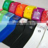 Customized Logo Silicone Unisex Wristwatch thumbnail-1
