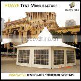Excellent Hexagon Aluminium Frame Structure Tent With High Peak Roof thumbnail-1