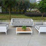Latest Aluminum Frame Sofa Set PE Wicker Garden Furniture thumbnail-3