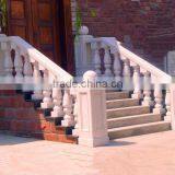 Hand Carved White Marble Handrails Stairs