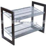 Vivinature Home 2 Tier Mesh Shoes Rack and Groceries Storage thumbnail-3