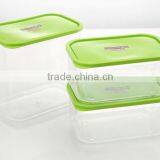 Competitive Price Food Grade 3 Pieces Plastic Container Set With Cap for Sale thumbnail-1