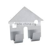 Cute Small House Shape Stainless Steel 3M Stick Wall Hook thumbnail-2