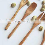 CY047 Natural Wooden Mini Spoon Fork Janpan Style Bamboo Fork Tableware Kit thumbnail-6