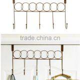Multi-Function Metal Over The Door Hanging Hooks thumbnail-6