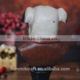 American Decorative Resin Bulldog Gentleman Figurine Bust thumbnail-4