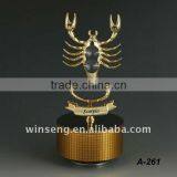 24k Gold Plated Scorpio Musical Box for Promotion Gifts thumbnail-1