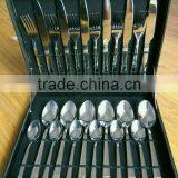 24pcs Stainless Steel Flatware Set in Red Wooden Box and High Quality and Low Price thumbnail-6