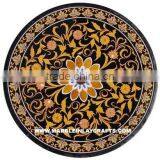 Antique Marble Inlaid Table Top, Antique Inlaid Table Top thumbnail-1