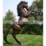 Wall Art Decoration Bronze Metal Relief With Horses thumbnail-3