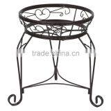 2016 Fashion High Quality Popular Display Black Metal Wire Flower Pot Stand thumbnail-2