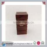 Custom Made Distressed Wooden Coffee Holder Chocolate Box thumbnail-3