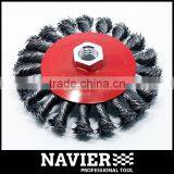 High Quality Abrasive Tools Twist Knot Bevel Steel Wire Brush thumbnail-1