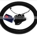 Waterproof Car Heated Steering Wheel Cover Leather thumbnail-1