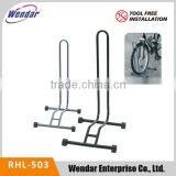 Bike Bicycle Floor Parking Rack Storage Stand "L" Shape, Muntain Bike Parking Rack Bicycle Repair Stand thumbnail-1