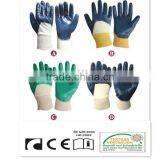 CR Nitrile Coated Gloves,knitted Wrist,open Back thumbnail-1