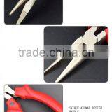 2016 Animal Handle Function Long Nose Plier,Mini Plate Diagonal Cutting Pliers ,Carbon Steel Plier Black thumbnail-5