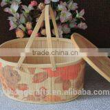 2015 New Bamboo Picnic Basket thumbnail-4
