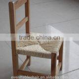 Solid Wood Children Chair With Ratten Cushion thumbnail-5