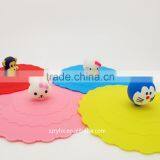 New Arrival Custom Silicone Tea Cup Lid, Cheap Silicone Cup Cover thumbnail-1